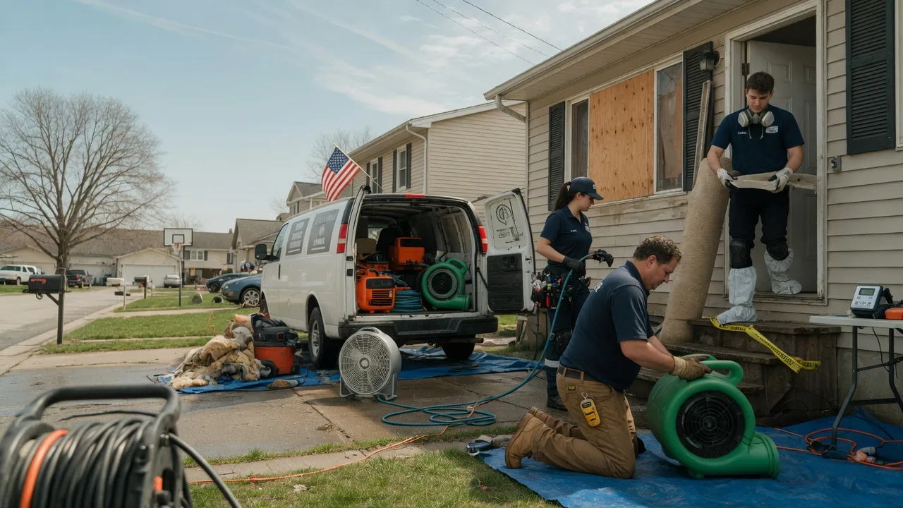 Water Damage Restoration in Roseville, IL near me